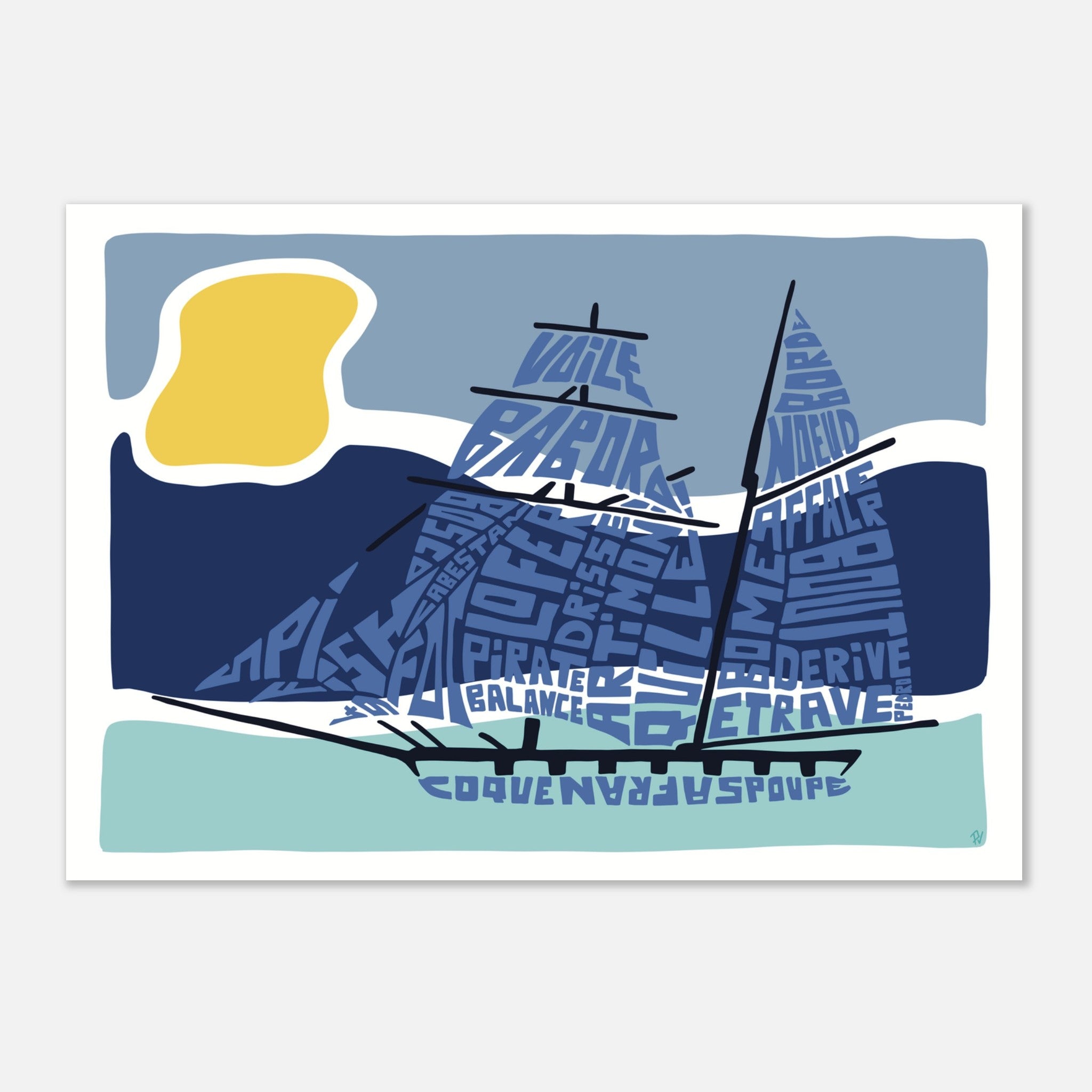 Affiche_Poster_Bateau_AFISH_STUDIO