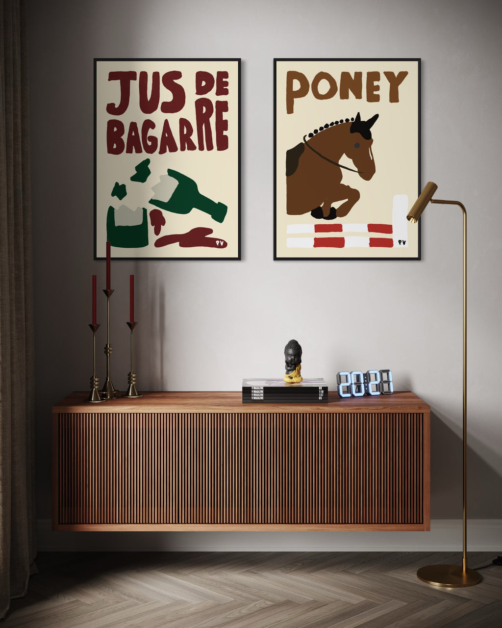 Affiche_Poster_Bouteille_Poney_-_AFISH_STUDIO