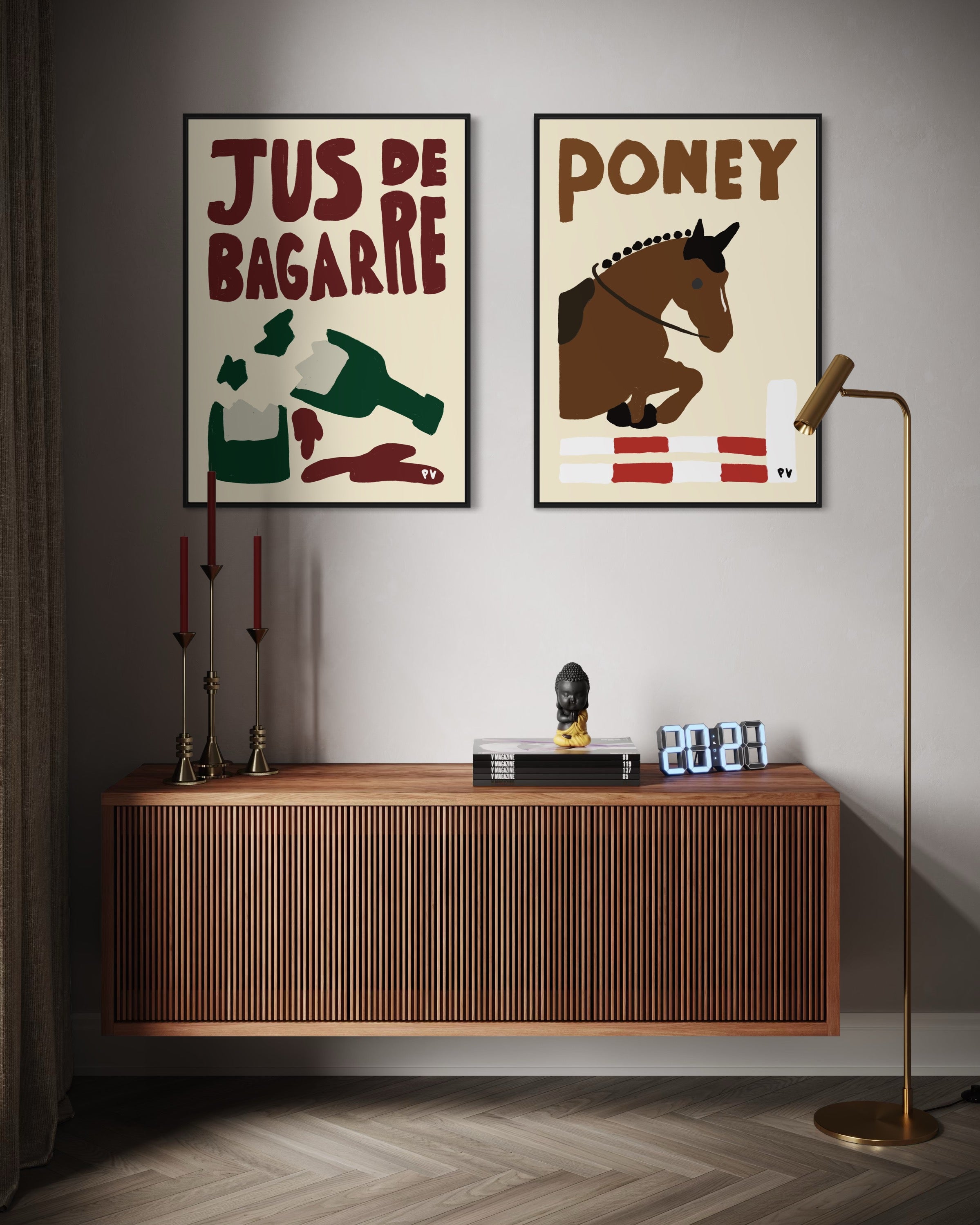 Affiche_Poster_Bouteille_Poney_-_AFISH_STUDIO