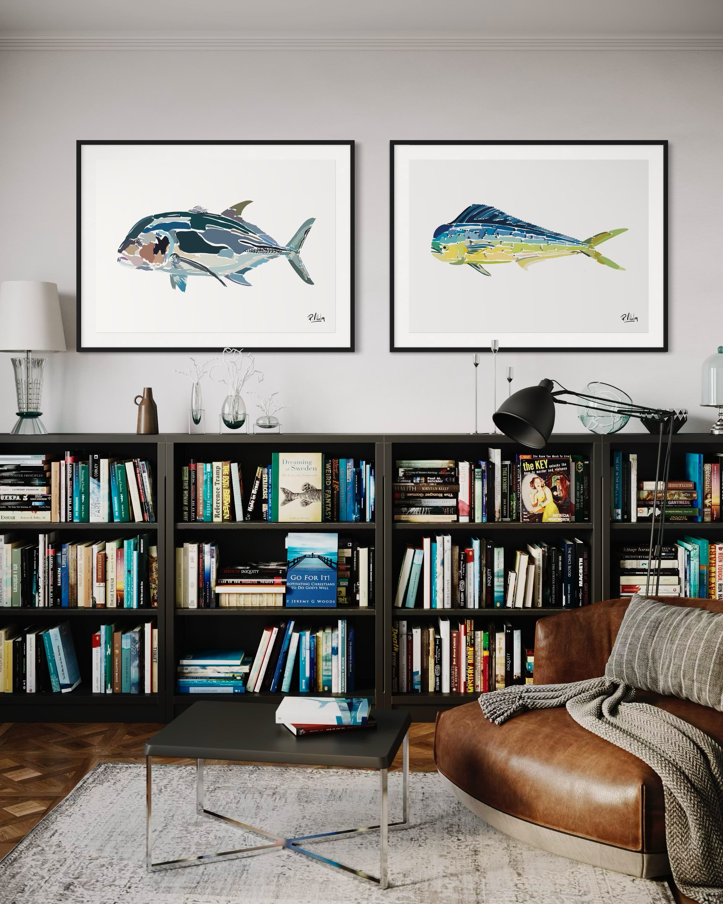 Affiche_Poster_Carangue-GT_Mahi-Mahi_AFISH_STUDIO