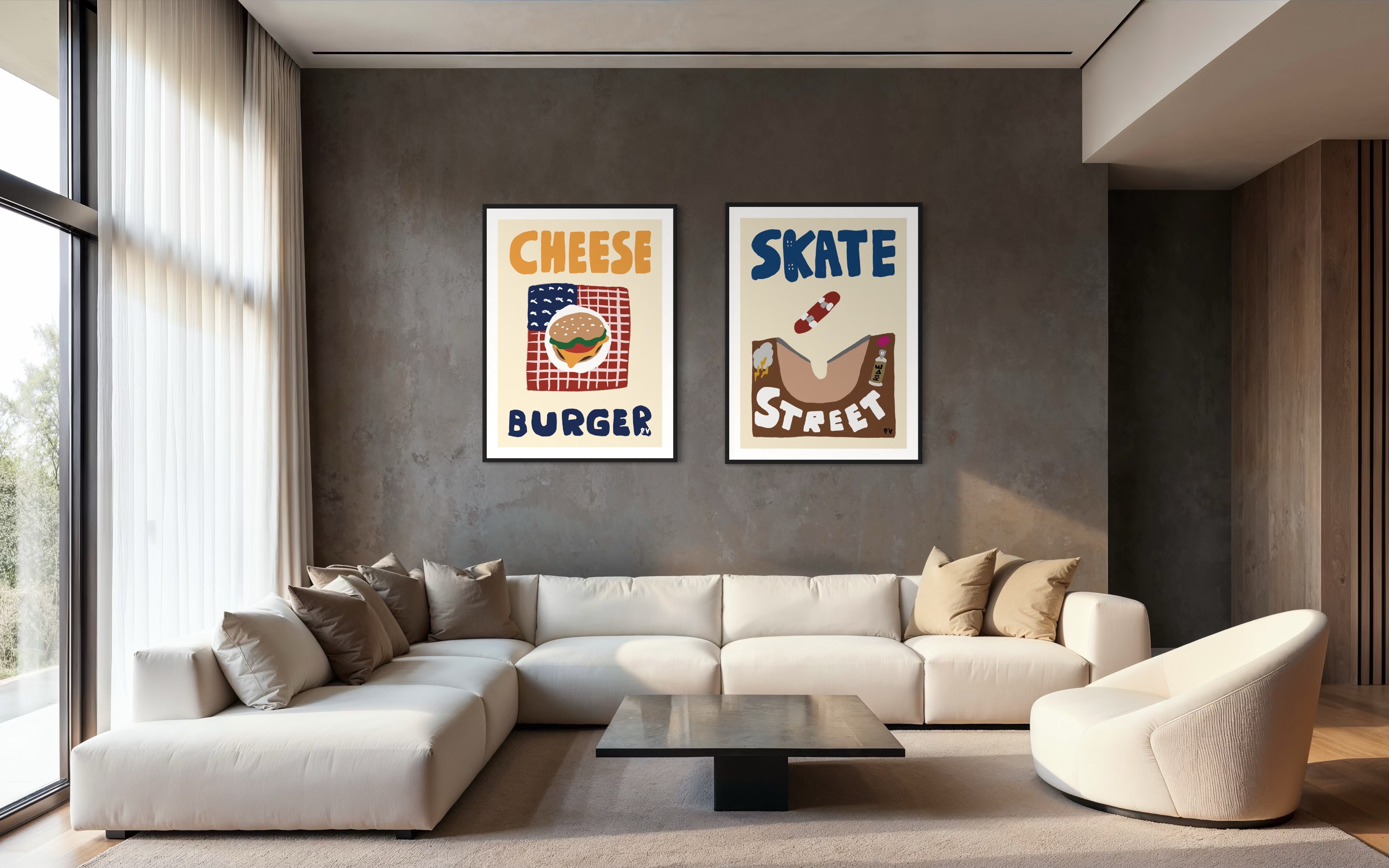 Affiche_Poster_Cheese_Skate_AFISH_STUDIO