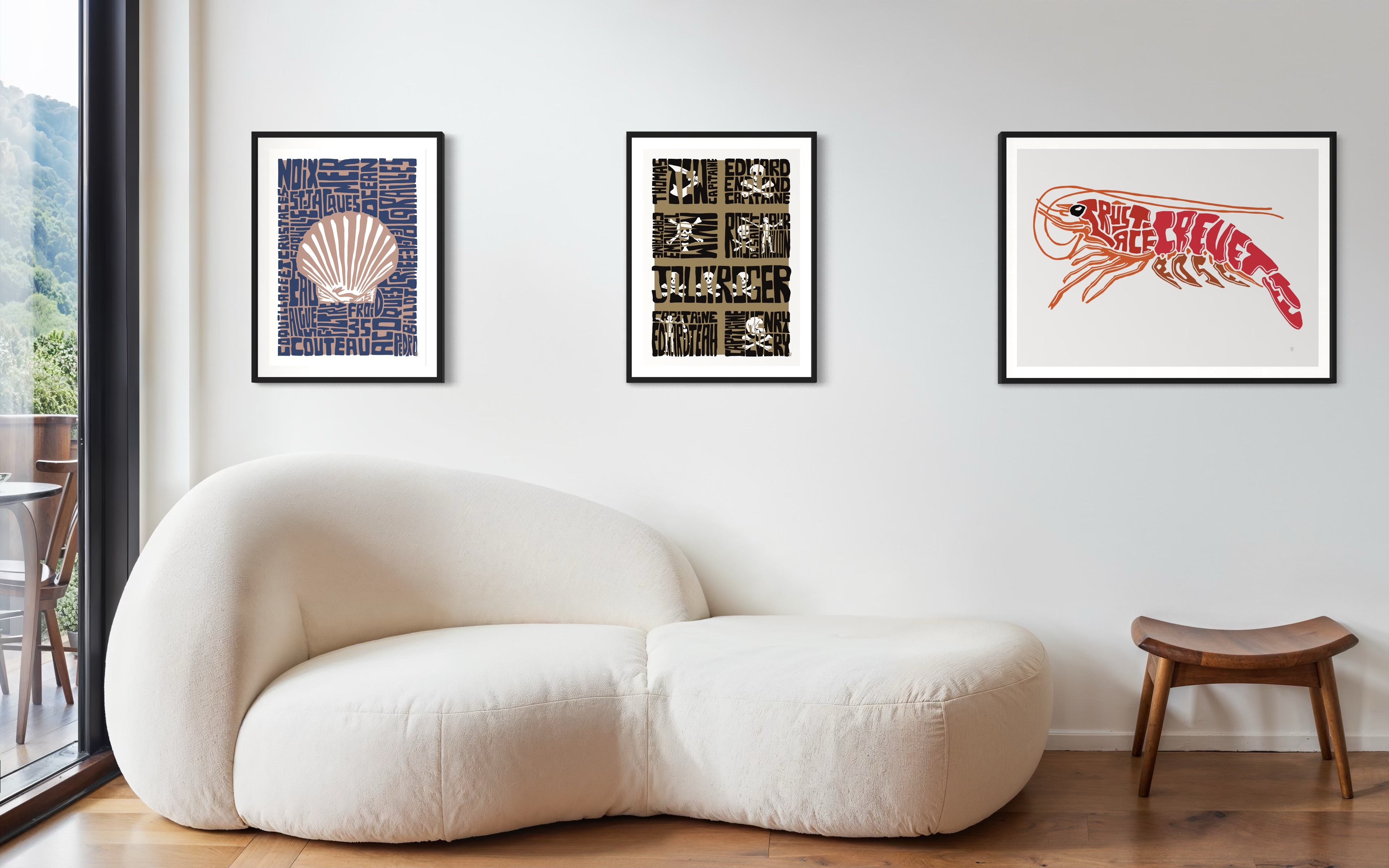 Affiche_Poster_Coquille_Pavillons_Crevette_AFISH_STUDIO