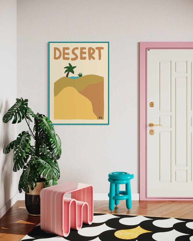 Affiche_Poster_Desert-Mirage_AFISH_STUDIO