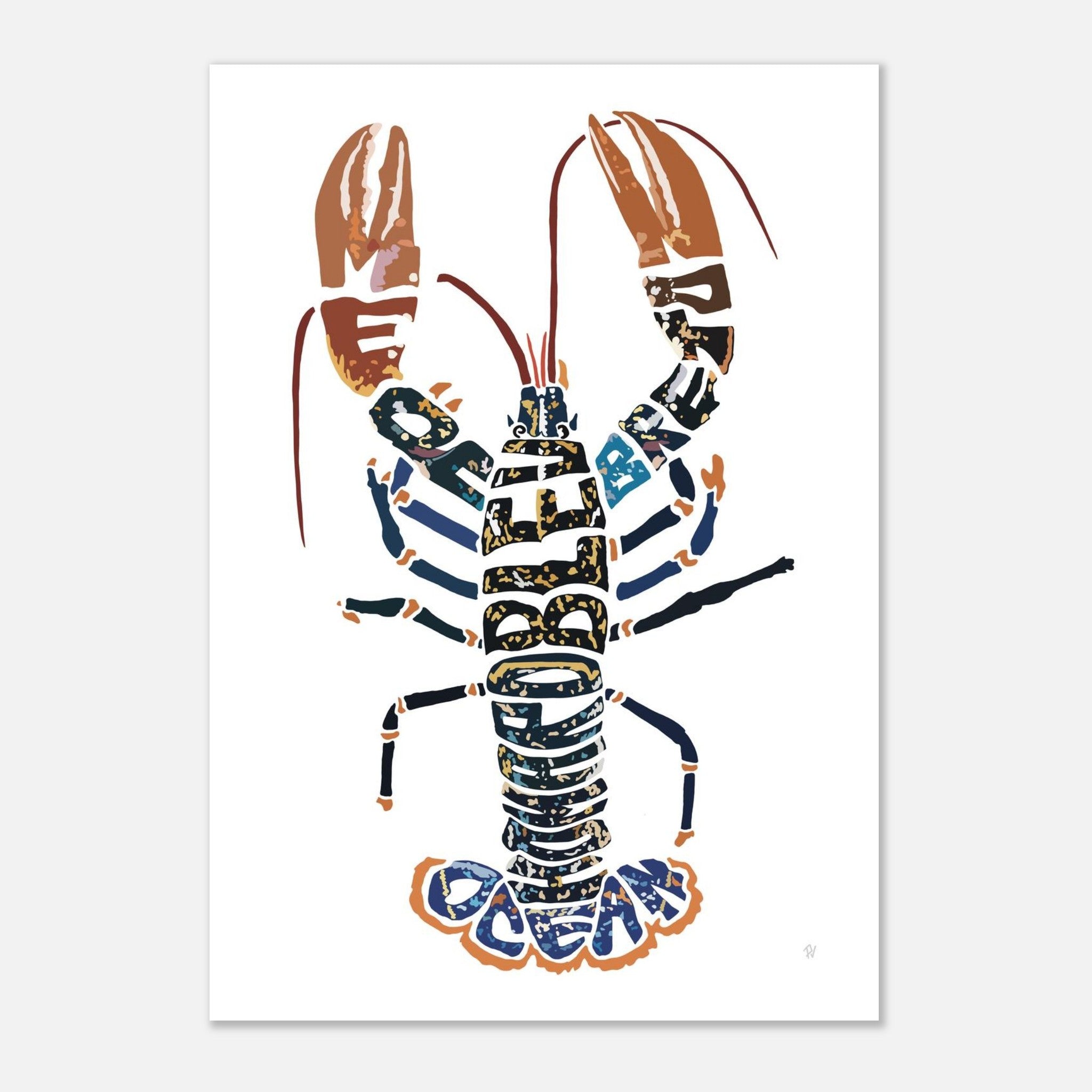 Affiche_Poster_Homard_AFISH_STUDIO