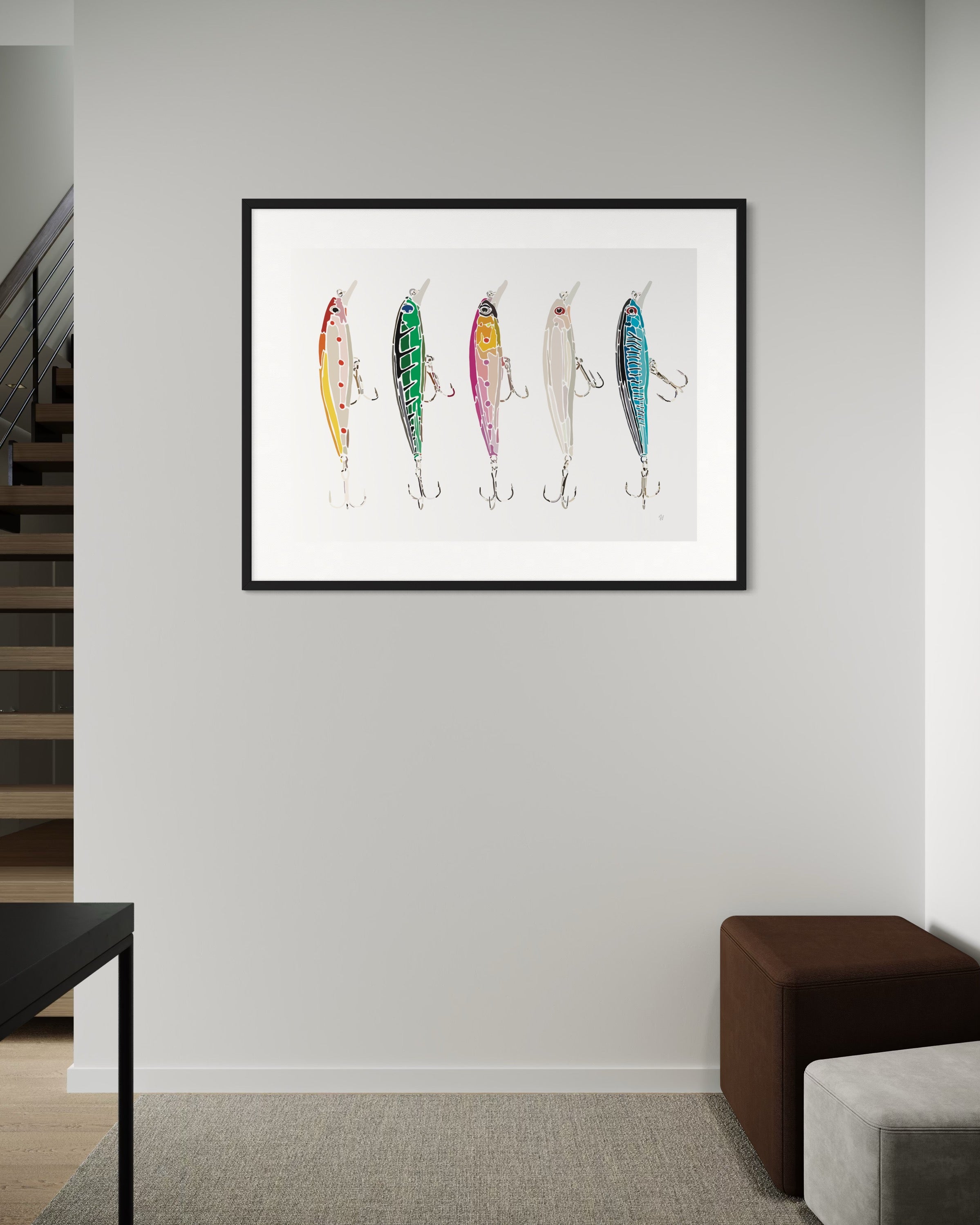 Affiche_Poster_Leurres_Jerkbaits_AFISH_STUDIO