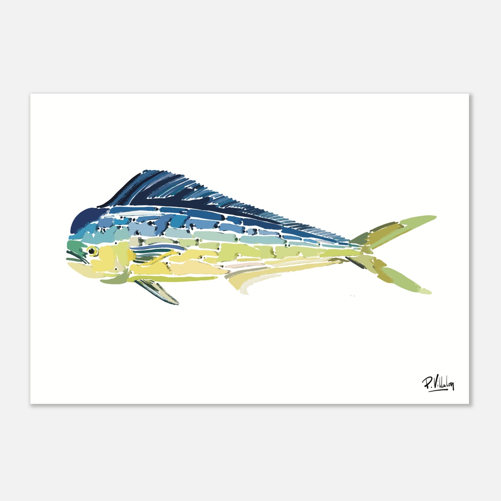 Affiche_Poster_Mahi-Mahi_AFISH_STUDIO