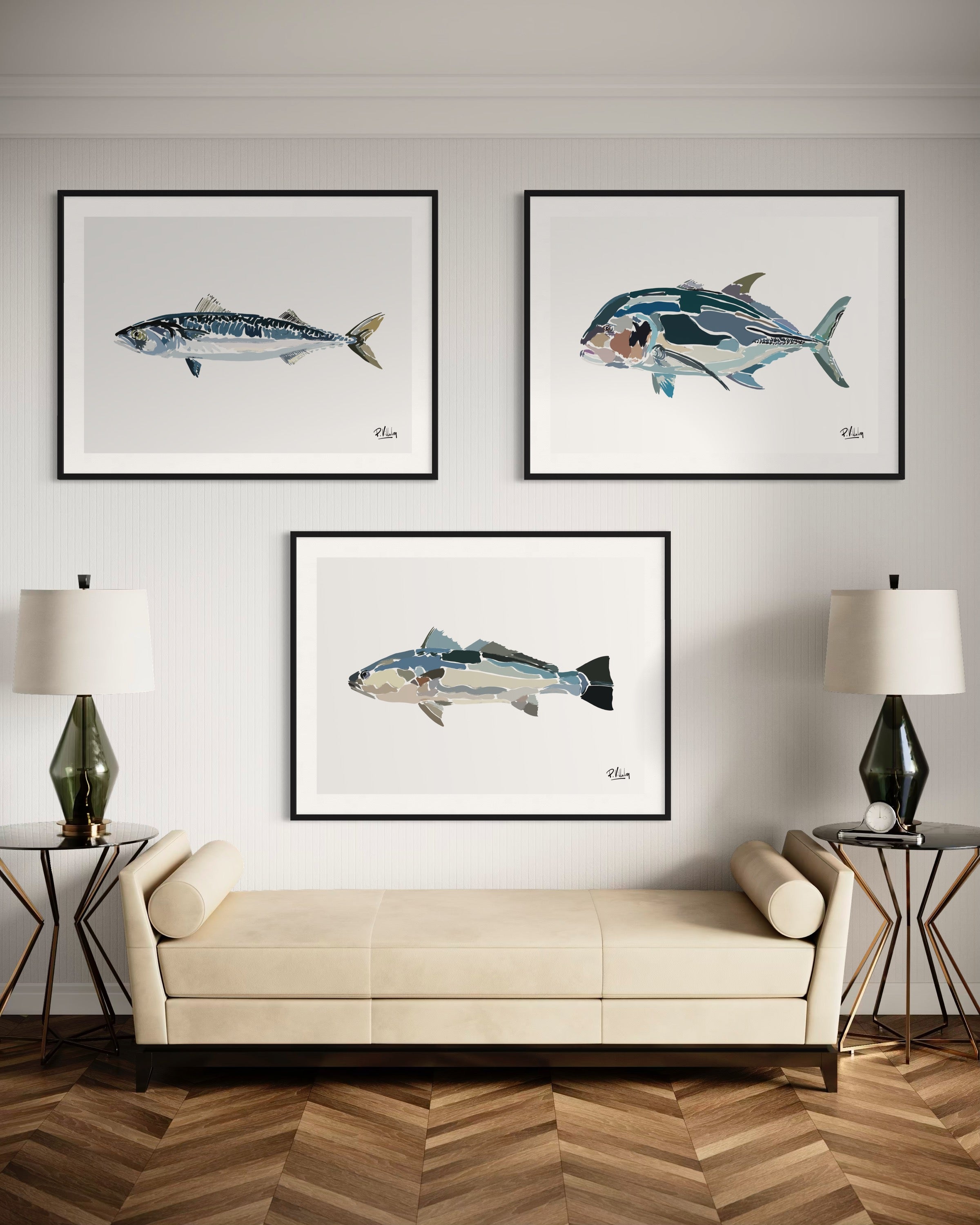 Affiche_Poster_Maquereau_Carangue_Maigre_AFISH_STUDIO