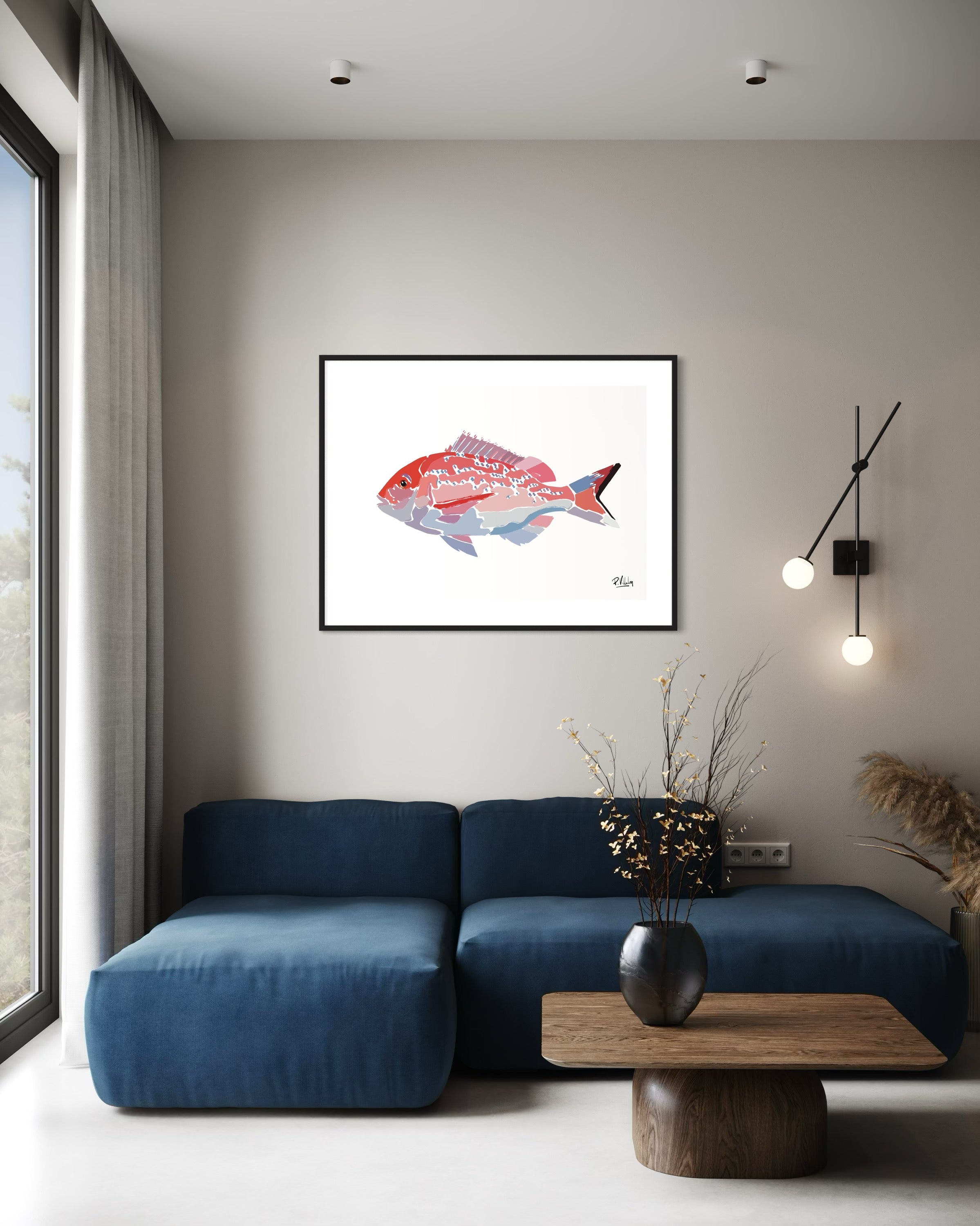 Affiche_Poster_Pagre_Rose_AFISH_STUDIO