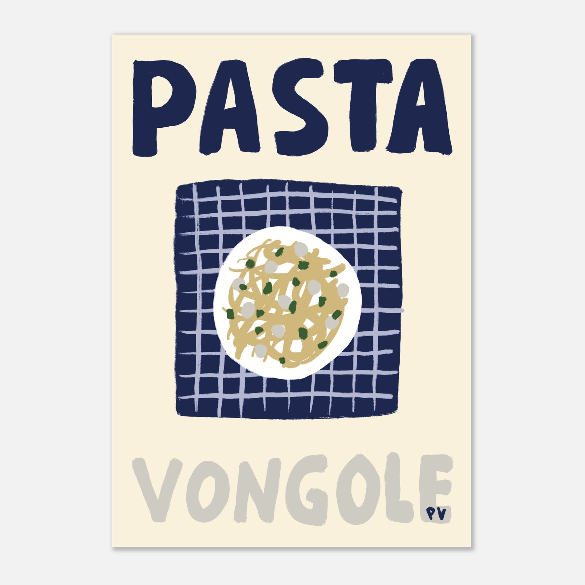 Affiche_Poster_Pasta-Vongole_AFISH_STUDIO
