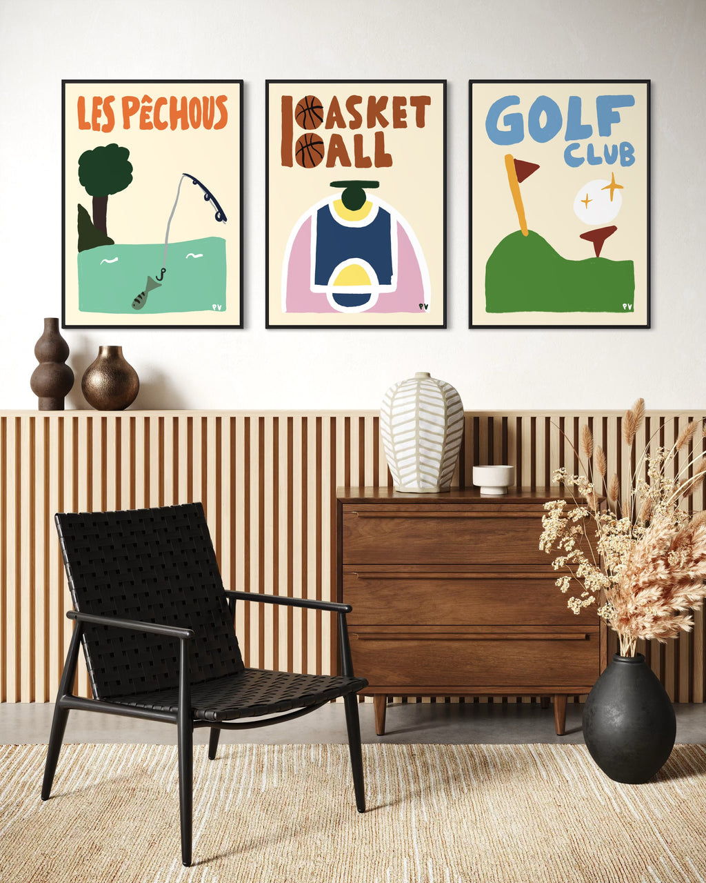 Affiche_Poster_Peche_Basket_Golf_AFISH_STUDIO