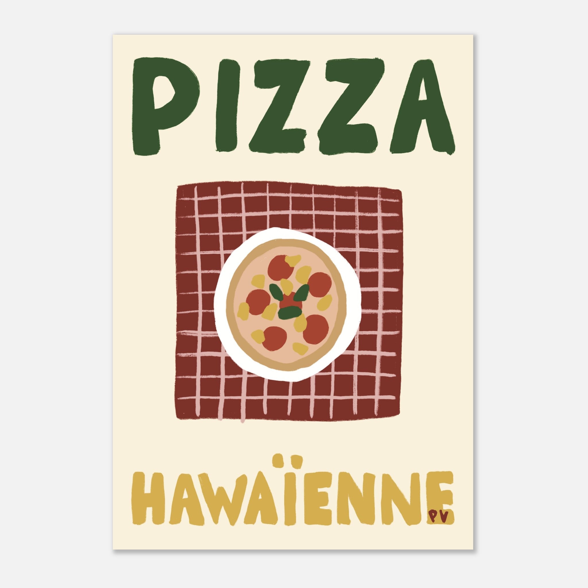 Affiche_Poster_Pizza-Hawaïenne_-_AFISH_STUDIO