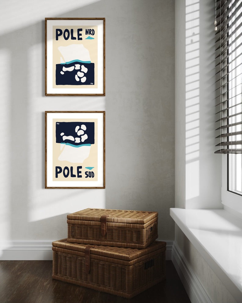 Affiche_Poster_Pole_Nord_et_Sud_AFISH_STUDIO