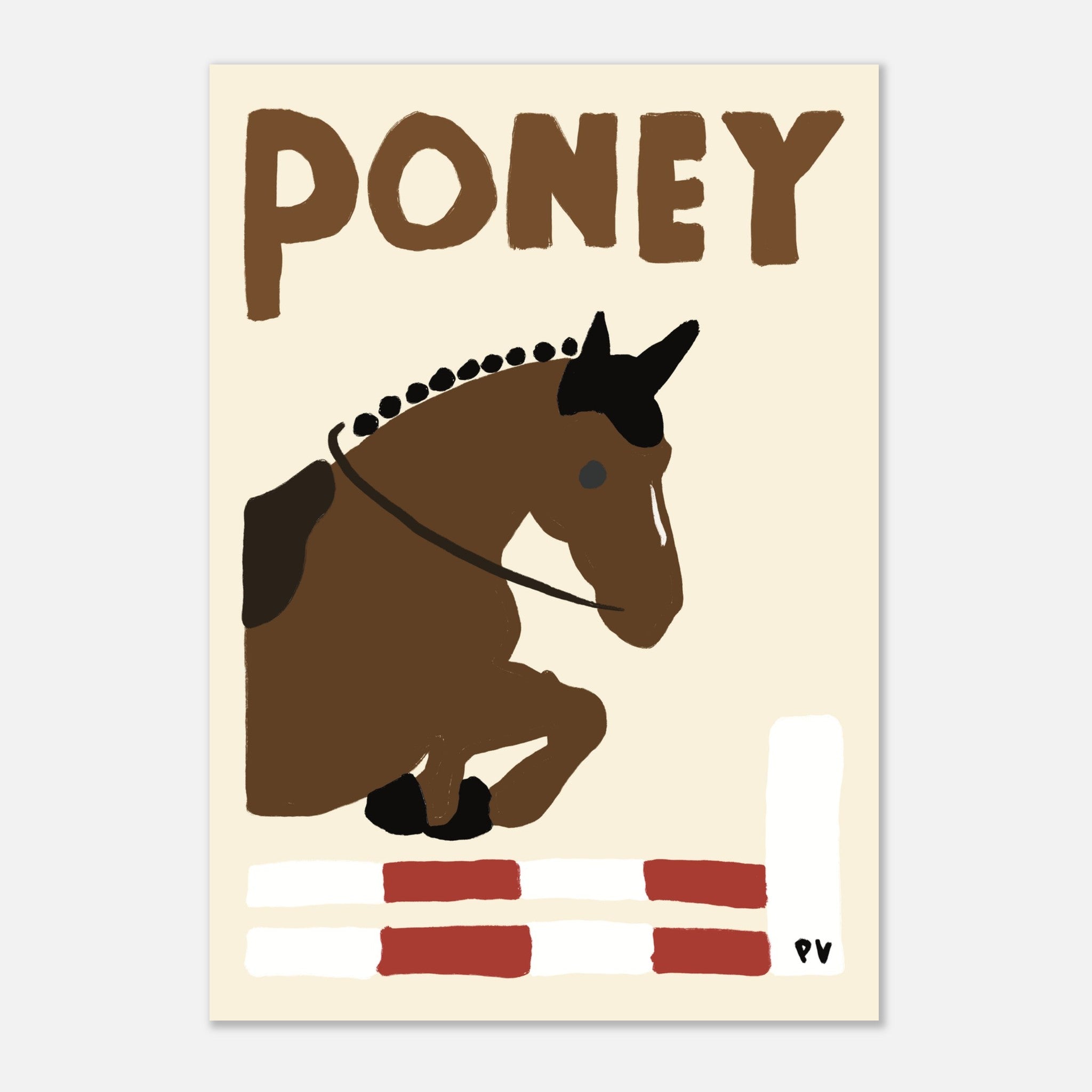 Affiche_Poster_Poney_AFISH_STUDIO