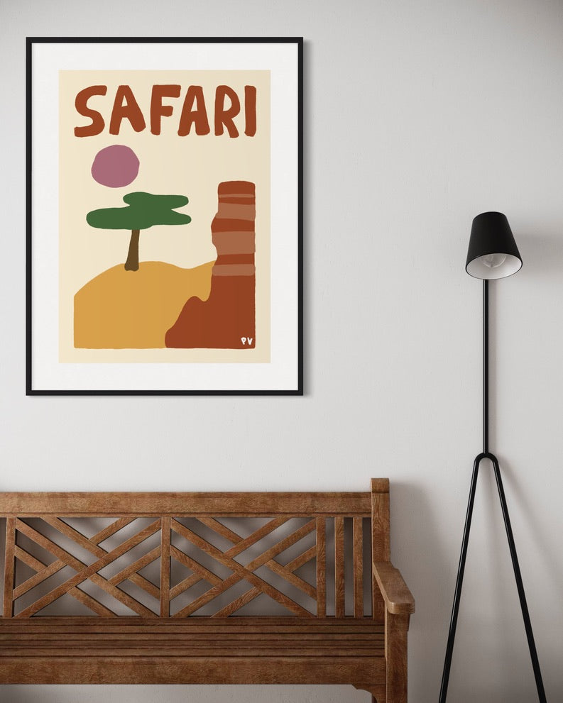Affiche_Poster_Safari-Savane_AFISH_STUDIO