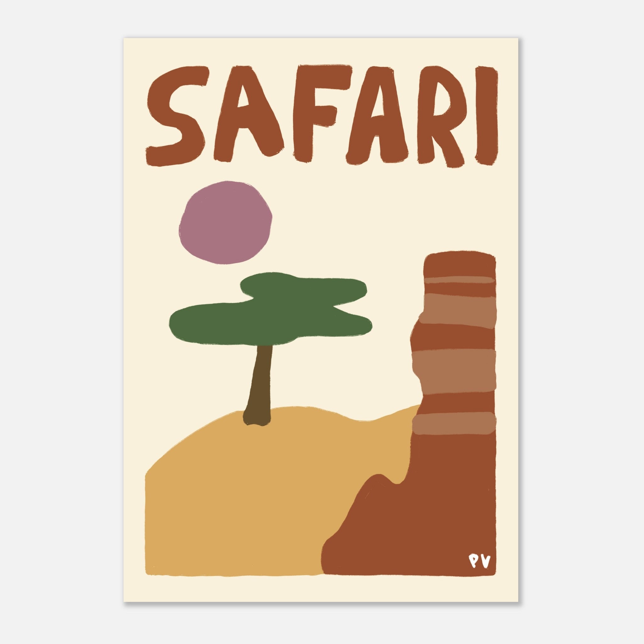 Affiche_Poster_Safari_AFISH_STUDIO