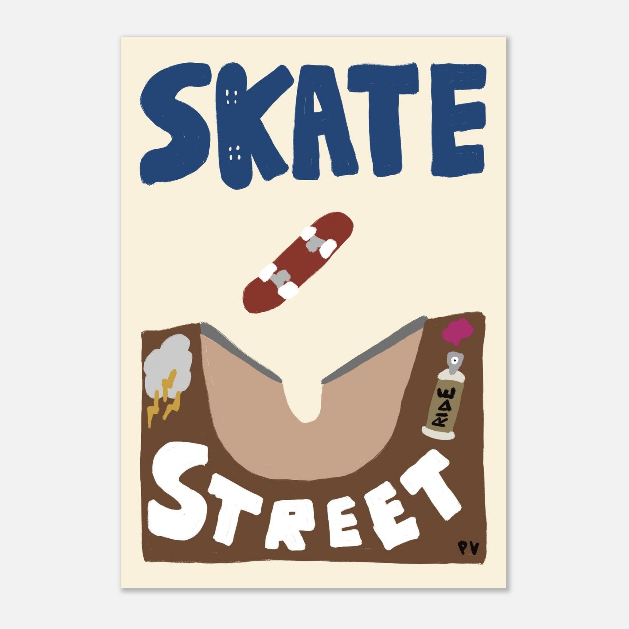 Affiche_Poster_Skate_AFISH_STUDIO