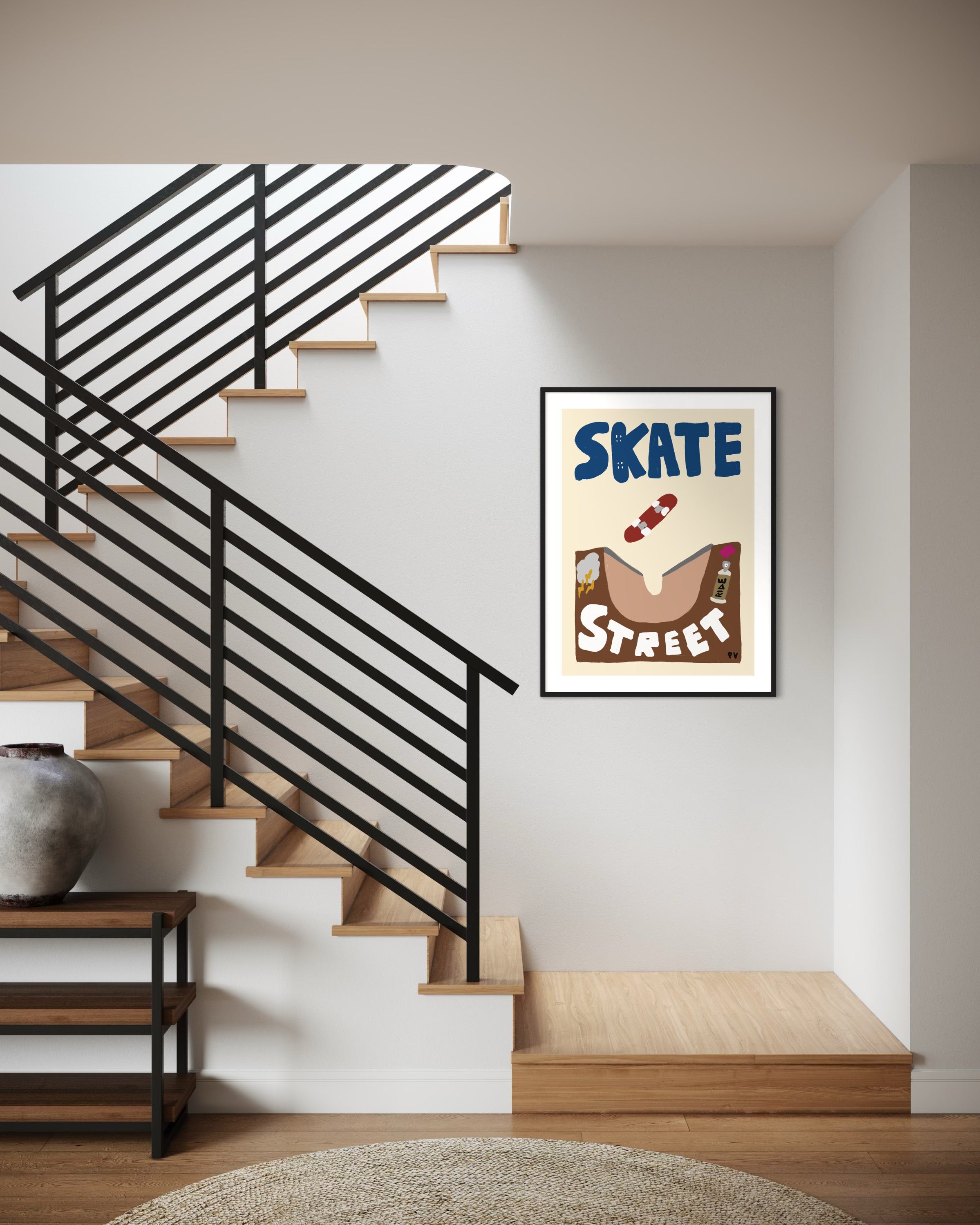 Affiche_Poster_Skate_Street_AFISH_STUDIO